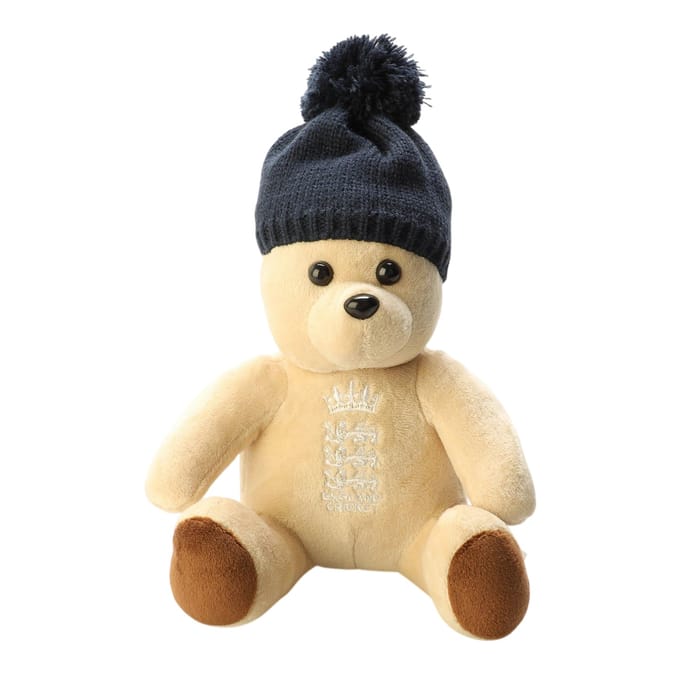 Castore Gebreide muts met pompon (Blauw)