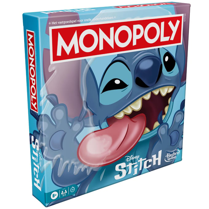 Hasbro Monopoly Disney Stitch editie bordspel - Meerkleurig, 2-4 spelers