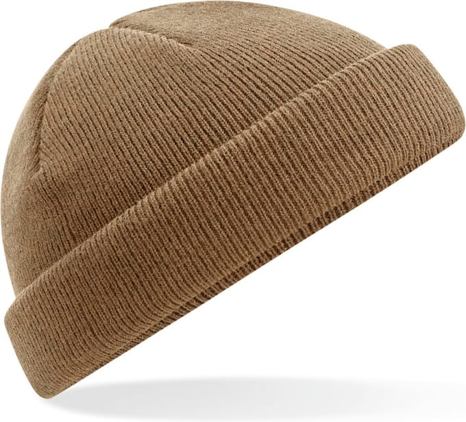 Beechfield Gerecycleerde muts in vissersstijl B43R - Biscuit - One size