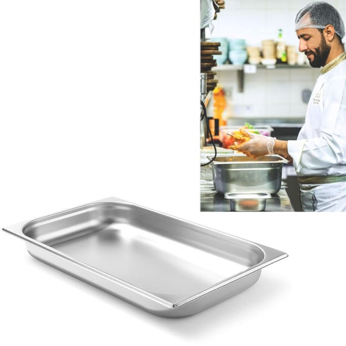 HENDI Gastronormbak – roestvast staal – 9L – 65mm hoog – stapelbaar