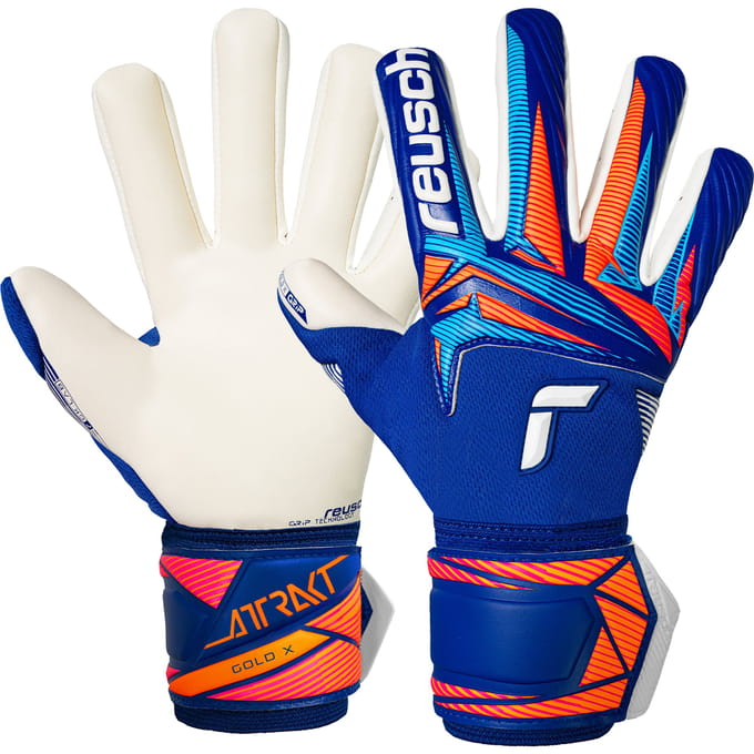 Reusch Attrakt Gold X NC Sharp Blue - Keepershandschoenen - Maat 9