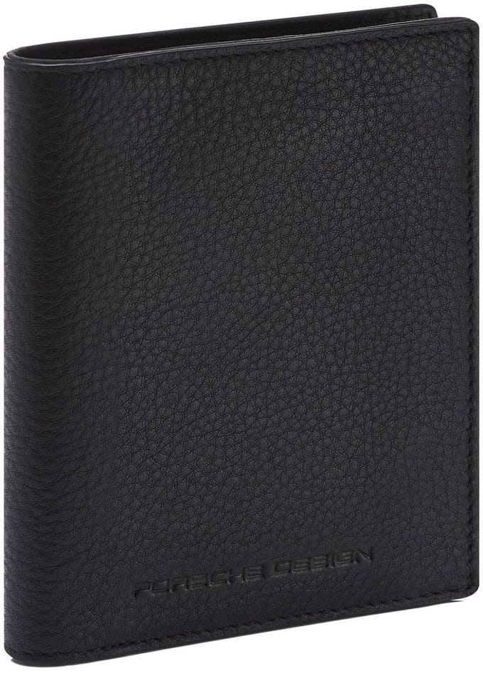 PORSCHE DESIGN Leren Kaarthoes Business Billfold 11 Black Zwart