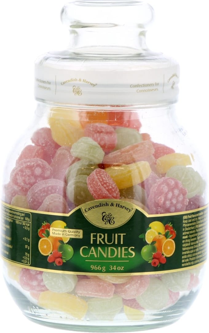 Cavendish & Harvey Snoeppot Fruitzuurtjes - 1 Kilo