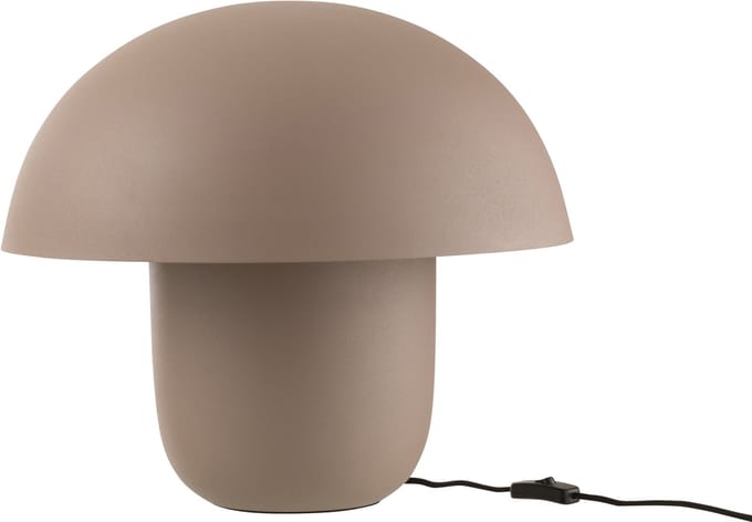 J-Line tafellamp - ijzer - taupe - large