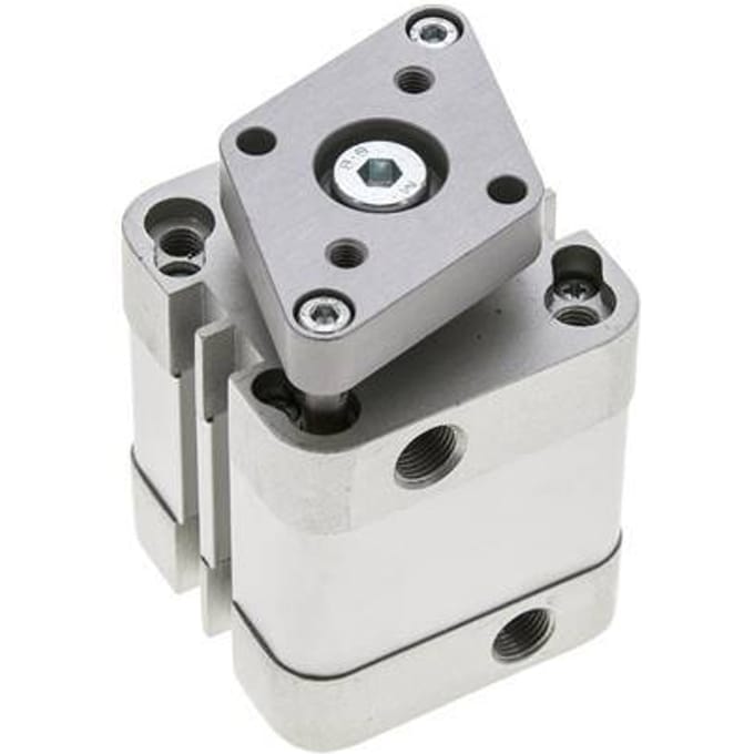 ISO 21287 Compacte Dubbelwerkende Cilinder 40-15mm - Magnetisch - Niet-roterend