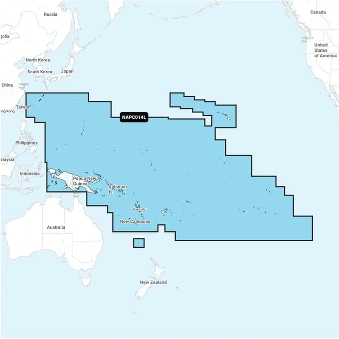 Navigatiekaart + grote sd - Pacifische eilanden Navionics
