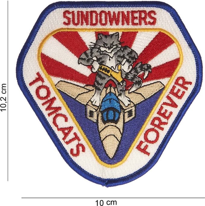 Embleem stof Tomcats forever sundowners