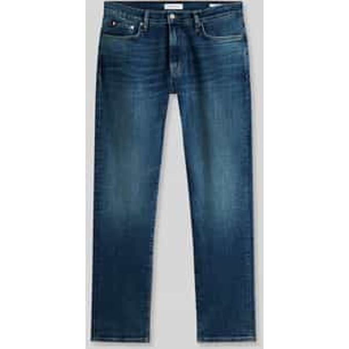 straight fit jeans van katoenmix model 'DENTON SLIM STRAIGHT JONE'