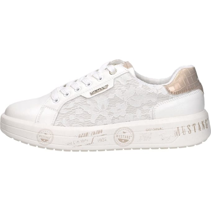 Mustang Sneakers Laag Sneakers Laag - wit - Maat 37