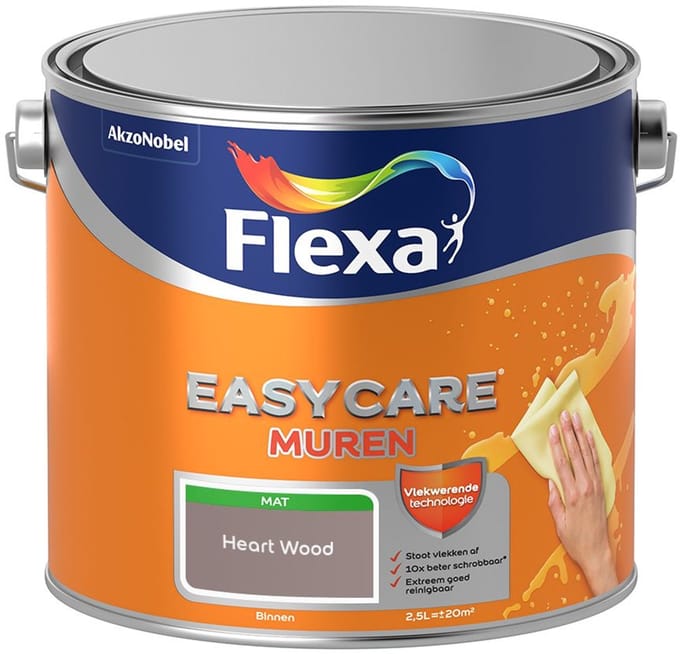 Flexa - Easycare Muren - Heart Wood - Mengverf - 2,5 L