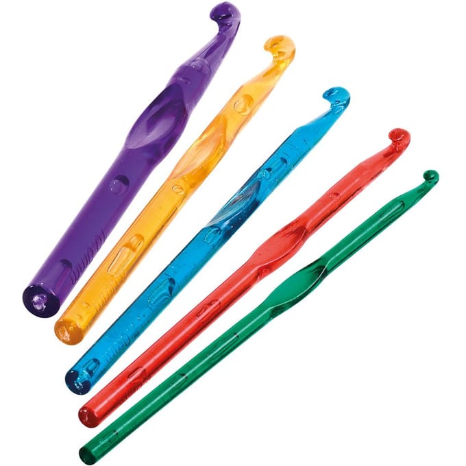VBS Haaknaald Set "5 mm - 10 mm", 5 stuks