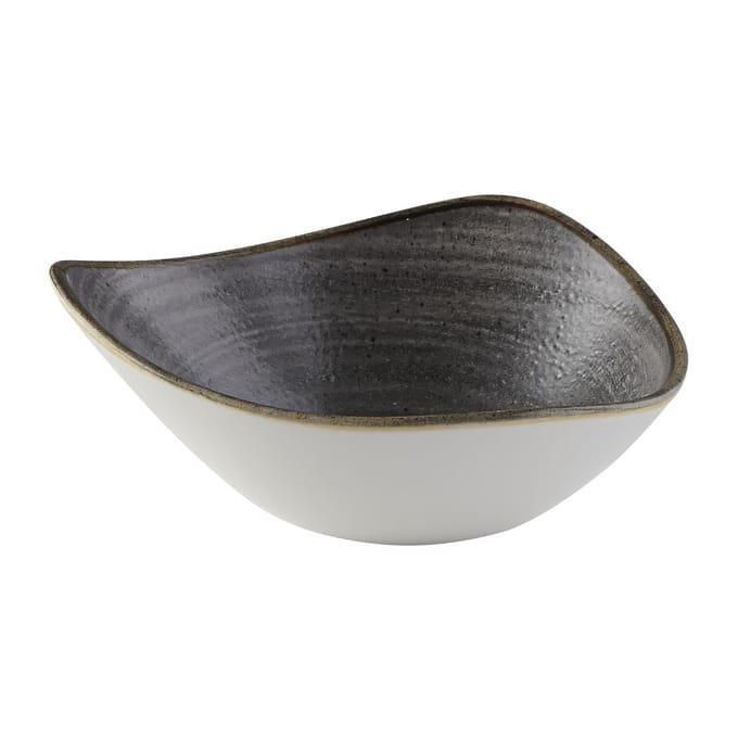 Churchill Stonecast Raw Lotus Black Schalen 178mm (12 stuks)