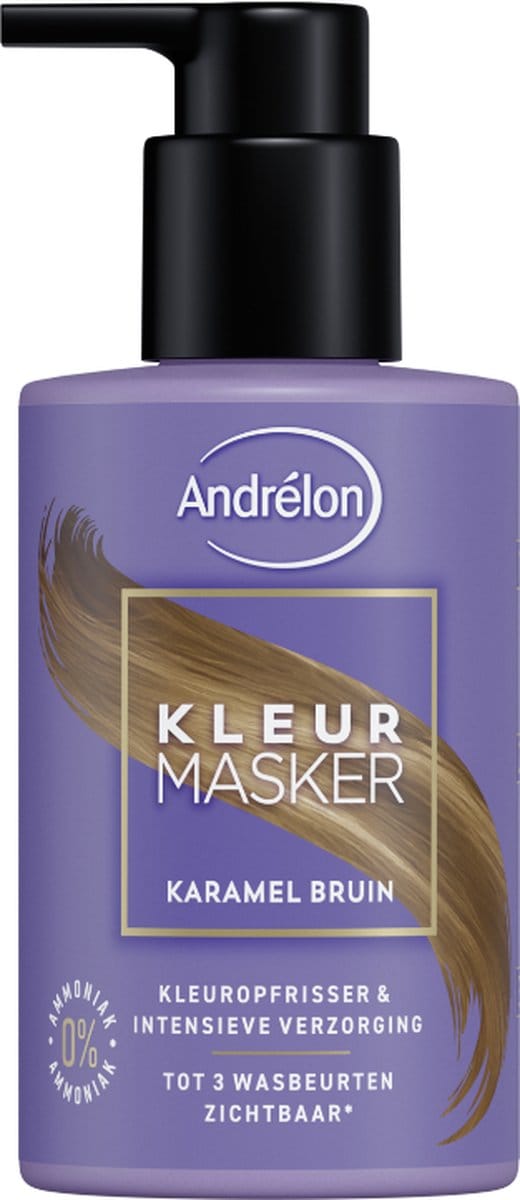 Andrélon Kleurmasker - Karamel Bruin - 200 ml.