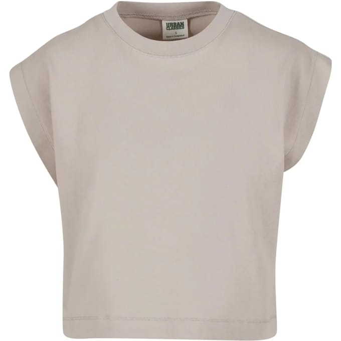 Urban Classics - Oversized Boxy Heavy Crop top - 3XL - Grijs
