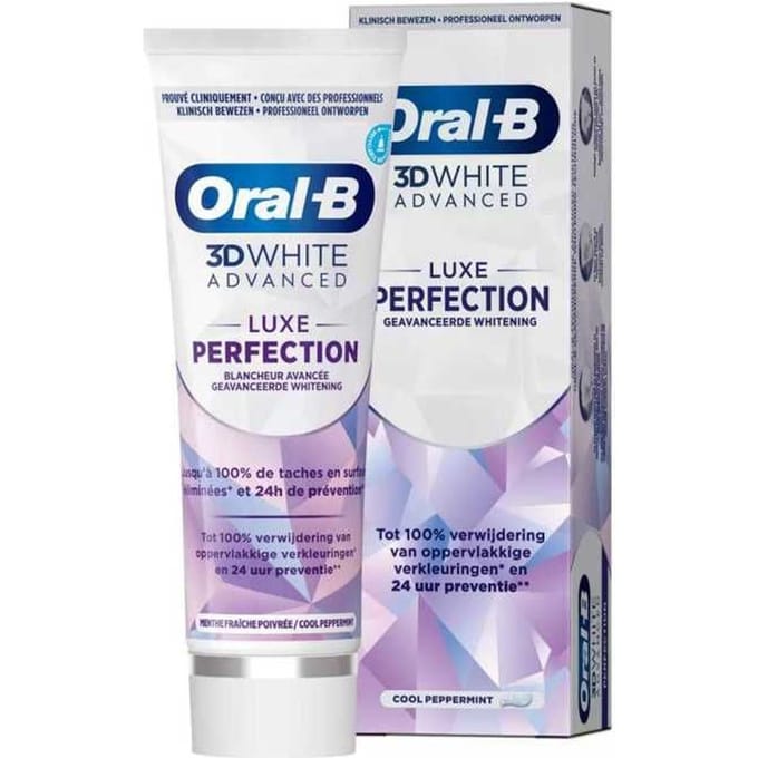 Oral B - Tandpasta - 3D White Advanced - Luxe Perfection - 75ml