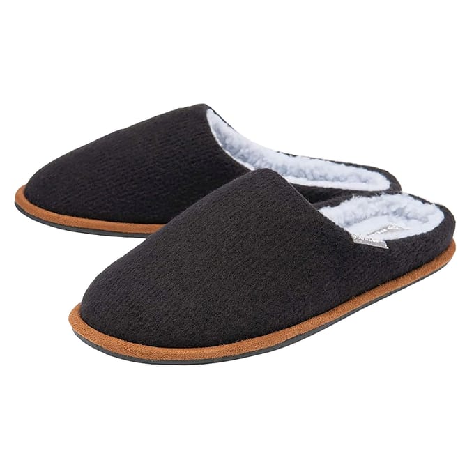 Heren Pluche Gevoerde Instapslippers Met Geheugenfoamsol