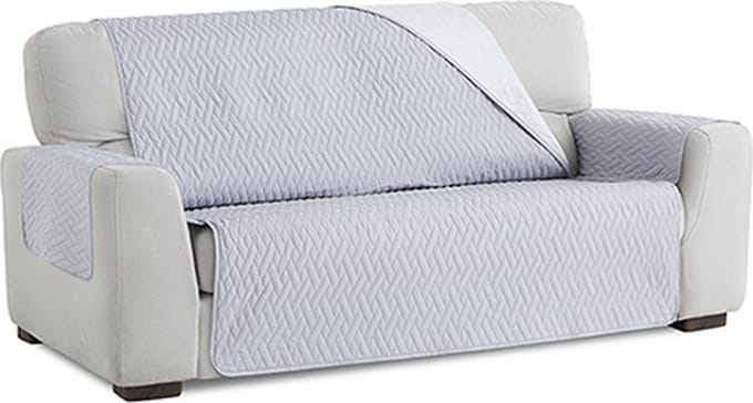 Belmarti Waterproof bankbeschermer - 180 cm - Lichtgrijs