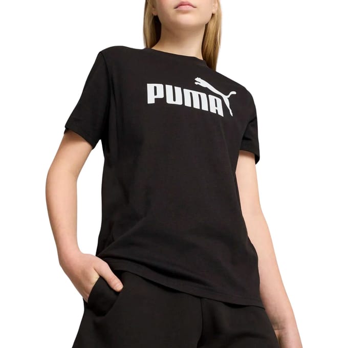 PUMA ESS No. 1 Logo Tee G Meisjes T-shirt - Puma Black