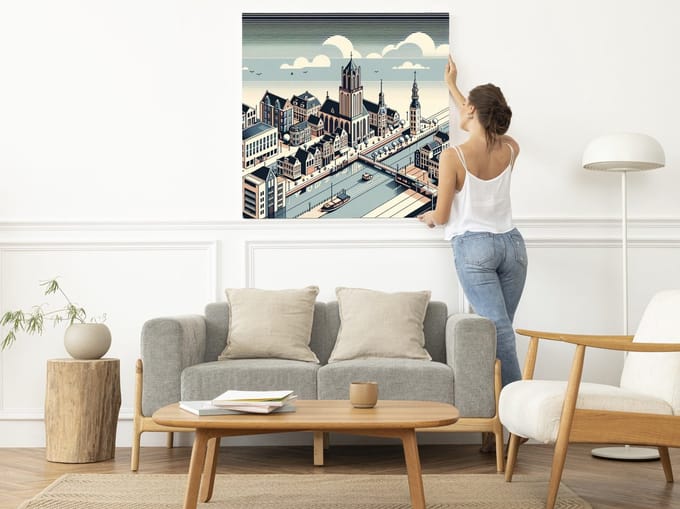 Kunstprint | Wanddecoratie | Dibond | 80 × 80 cm