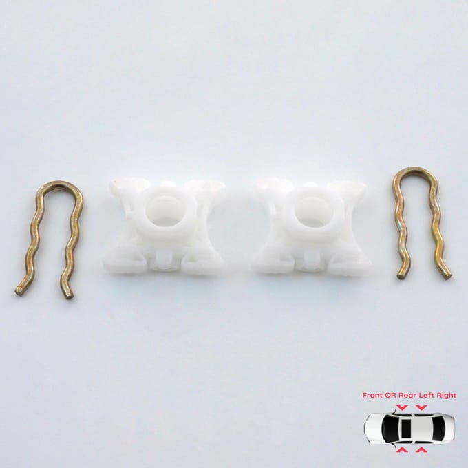 BWR5 Clips de Pivot de Guide de Lève-Vitre pour BMW E36 E92 E93 E34 E32 Z3 Z4 Volvo Passat B3 B4 Range Rover 2 LP P38A 51321938884