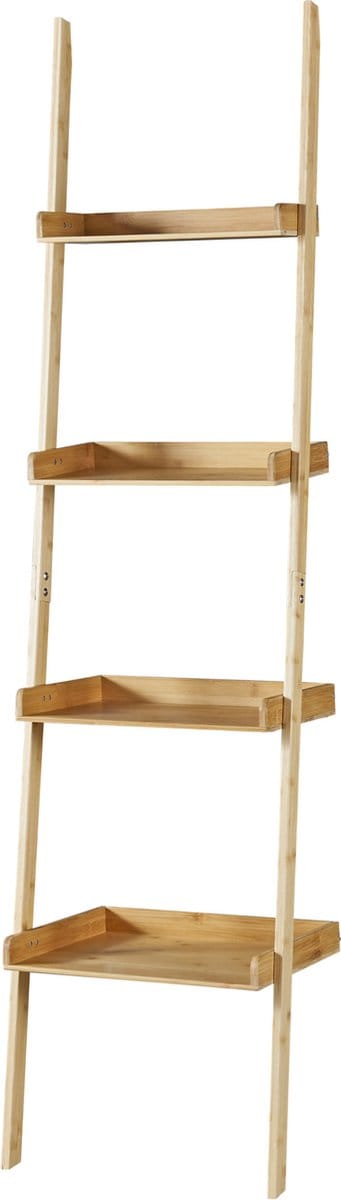 Badkamerrek Göinge bamboe ladderplank met 4 planken
