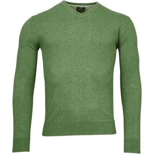 Baileys Trui V-Neck Single Knit Uni Pima Cotton Pastel Groen / male