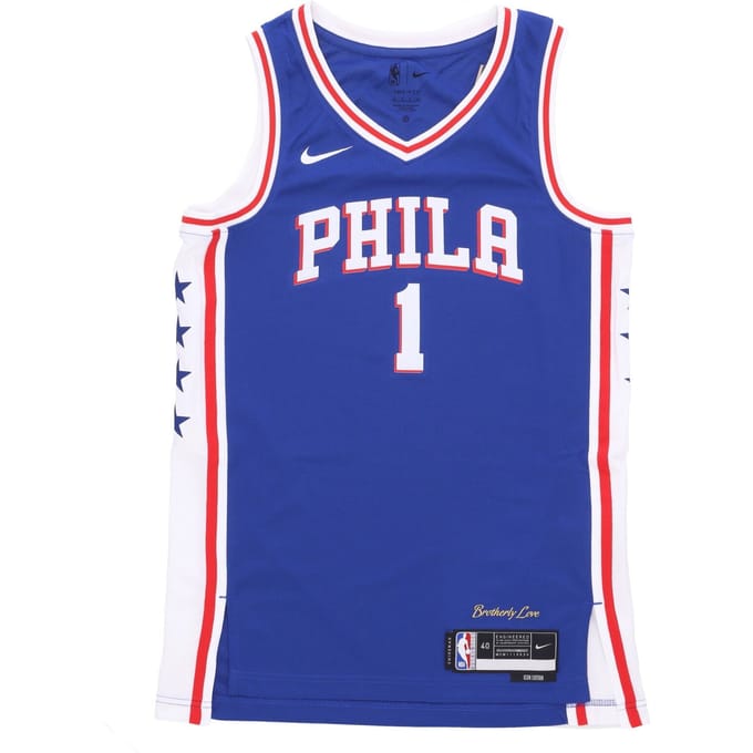 Basketbaltanktop voor heren Nba Icon Edition 22 Dri-fit Swingman Jersey nr. 1 James Harden Phi76e