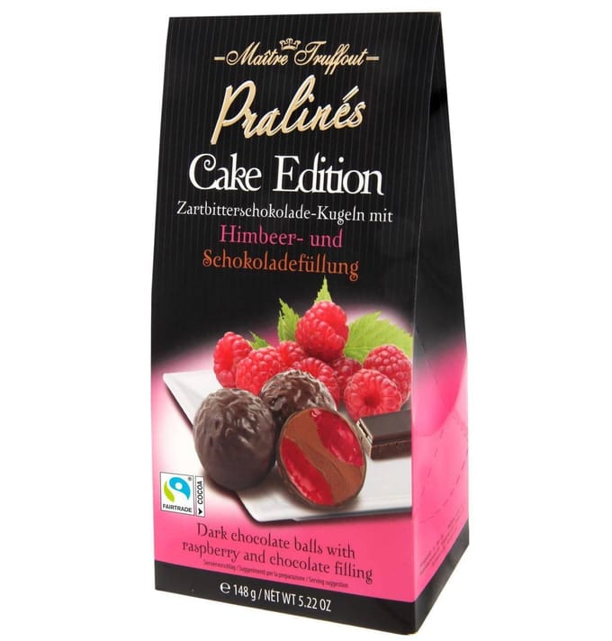 MaitreTruffout Praline Taart Editie Chocolade-Framboos Pralines 148 g
