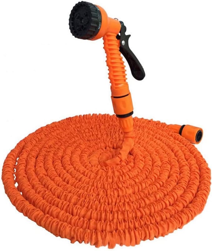 Uitbreidbare Tuinslang - Flexibele Waterslang - Buiten Water Geven - Met Schuimtank - 75FT - Oranje
