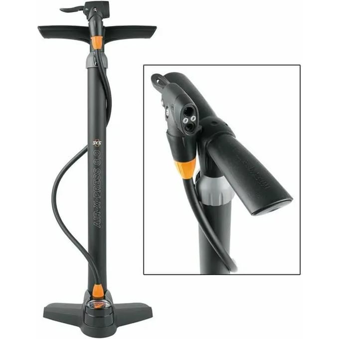 Hogedrukpomp SKS Air-X-Press 8.0 mit multi ventielkop