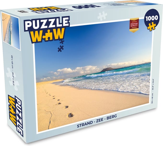 Puzzel Strand - Zee - Berg - Legpuzzel - Puzzel 1000 stukjes volwassenen