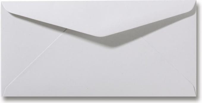 Envelop 11 x 22 cm Dolfijngrijs 60 stuks