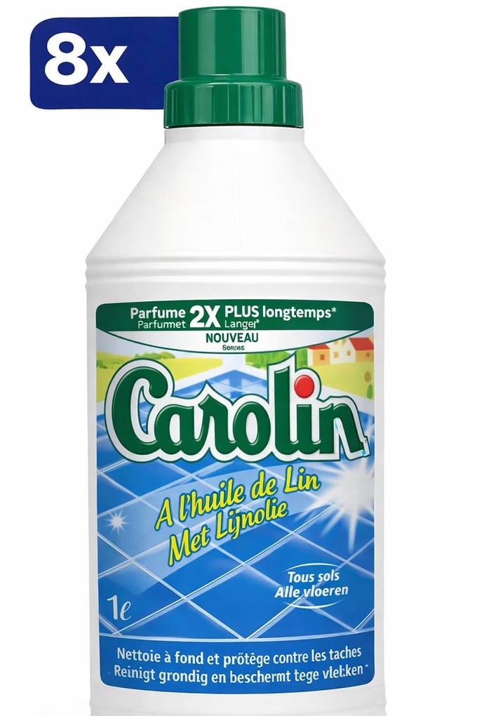 8 x Carolin - Allesreiniger - Linseed Oil - 1L