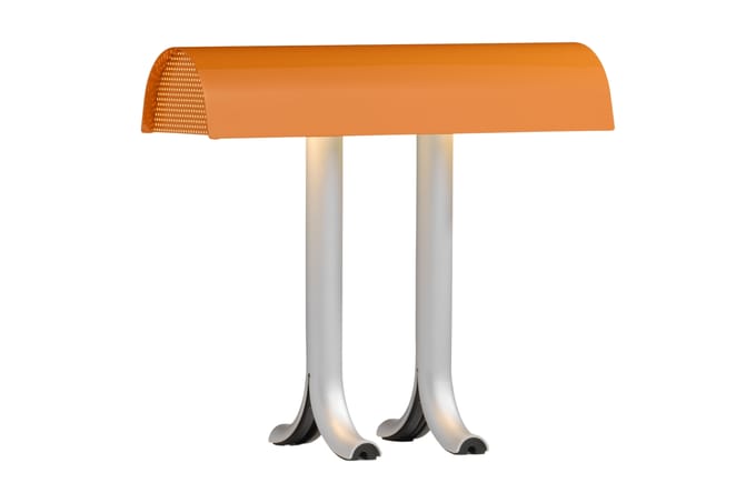 HAY tafellamp Anagram, gepolijst oranje