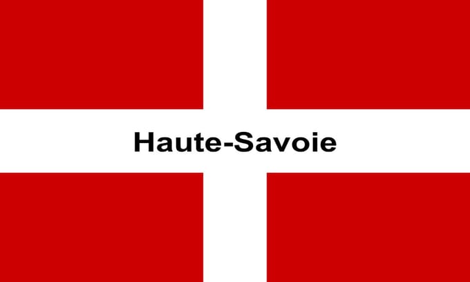 Vlag Haute-Savoie 100x150m