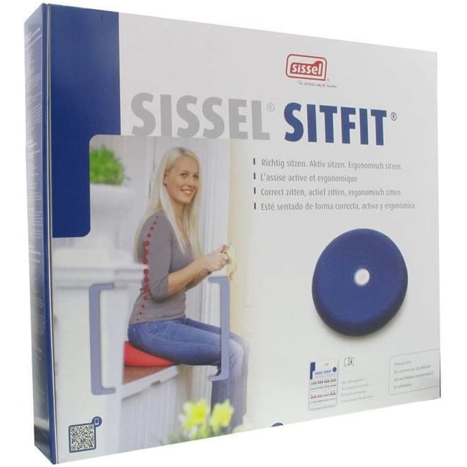 SISSEL Sitfit Ø 36 cm zwart - wiebelkussen