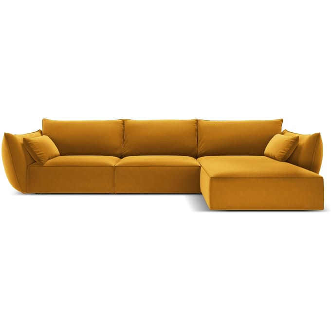 Hoekbank Vanda rechts velvet | Mazzini Sofas