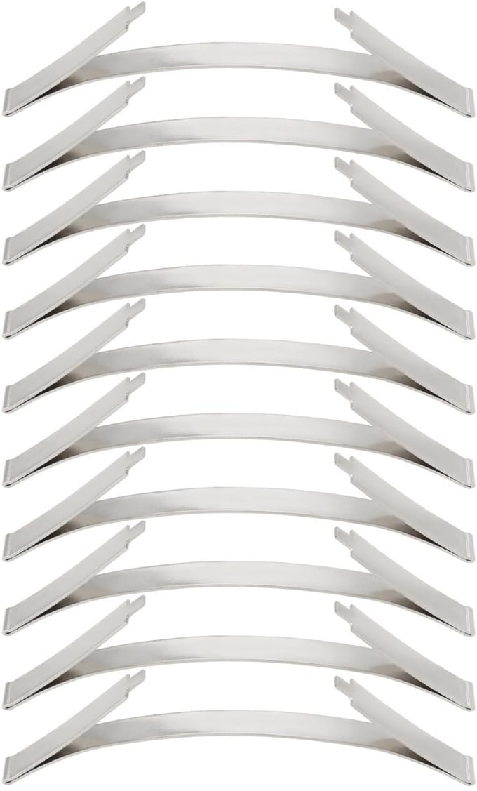 Dailygoods - 10 Stuks Railbodemstandsteller voor Schuifdeuren