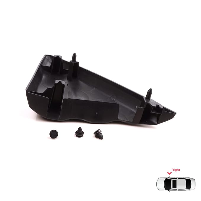 ESP1221-2 Zijaanzicht Rechts Spiegeldriehoek Deurspatbord Trim Cover voor Ford Transit MK8 T18 V363 2013-2024 2016818