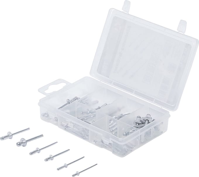 BGS Popnagel assortiment Ø 2,4 - 4,8 mm 70 delig
