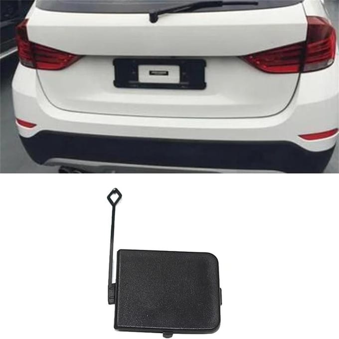 Auto Rechtsachter Bumper Trekhaak Beugel Cover Cap Eye Voor BMW E84 X1 2013-15 gray