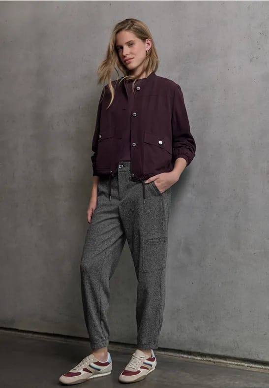 Cargo gemêleerde broek