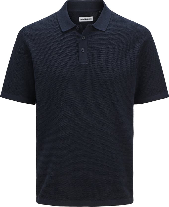 JACK&JONES PLUS - JJEGEORGE KNIT POLO SS PLS PLUS - Heren PLUS - Polo's