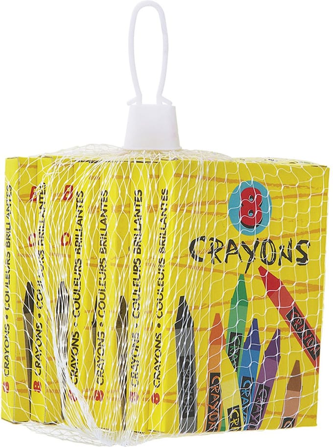 UNIQUE - 6 dozen kleurpotloden 8,8 cm voor verjaardag