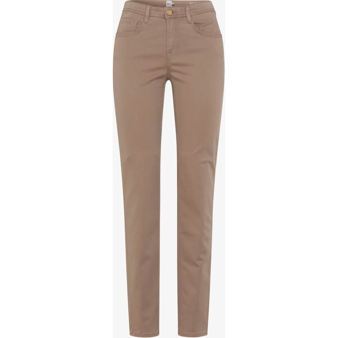 Brax Dames Broek  Style MARY TAUPE, lichtbruin, maat 34