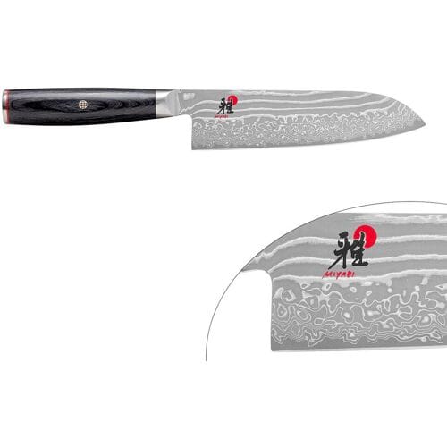 MIYABI 5000 FC-D - Santoku - Mes: 180mm