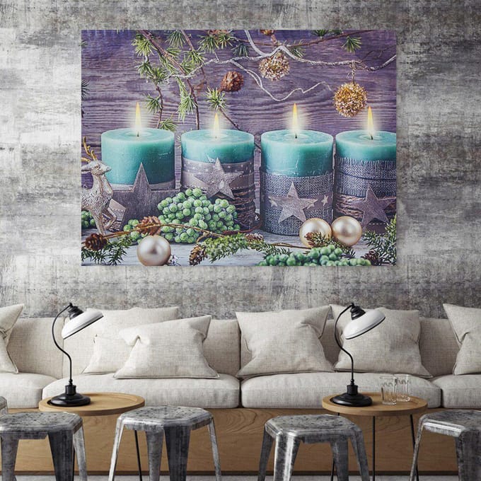 Paysage de peinture de diamant avec broderie de diamant de strass carrés 20X30CM gray