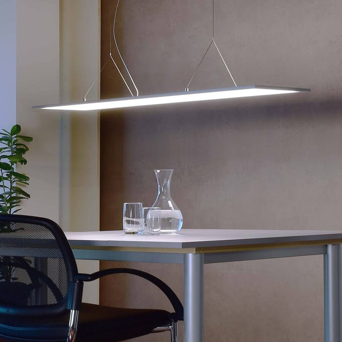 Deko-Light LED hanglamp 3422 hoekig, Dip-Switch, aluminium