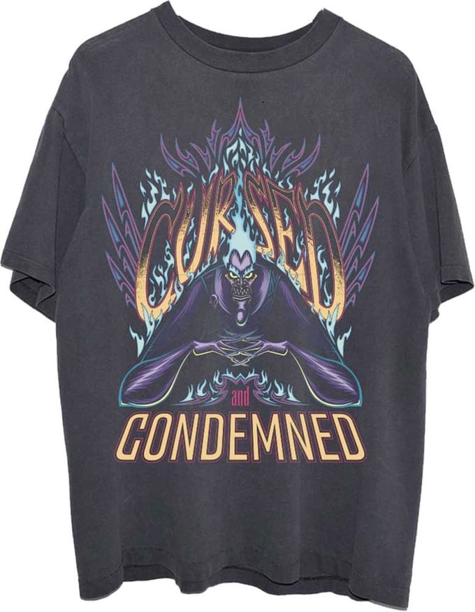 Disney Hercules - Hades Cursed Unisex T-shirt - S - Zwart