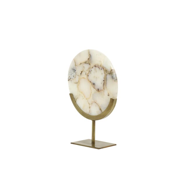 Light & Living - Ornament GOUYA - 25x10x35cm - Wit